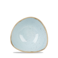 15.3cm Stonecast Duck Egg Blue Triangle Bowl