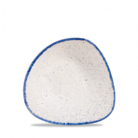 15.3cm Stonecast Hints Indigo Blue Triangle Bowl