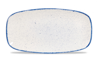 Stonecast Hints Indigo Blue Chef's Oblong Plate