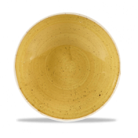 18.2cm Stonecast Mustard Yellow Coupe Bowl