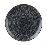 Churchill Charcoal Black Homespun Plate