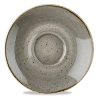 Stonecast Peppercorn Grey Cappuccino Saucer