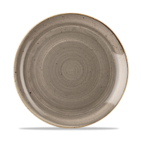 26cm Stonecast Peppercorn Grey Coupe Plate