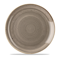 28.8cm Stonecast Peppercorn Grey Coupe Plate