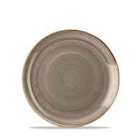 16.5cm Stonecast Peppercorn Grey Coupe Plate
