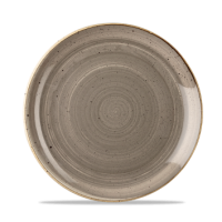 21.7cm Stonecast Peppercorn Grey Coupe Plate