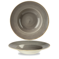 Stonecast Peppercorn Grey Wide Rimmed Bowl
