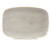 Churchill Stonecast Pepperorn Grey Chefs Oblong Plate