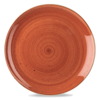 32.4cm Stonecast Spiced Orange Coupe Plate