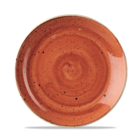 21.7cm Stonecast Spiced Orange Coupe Plate