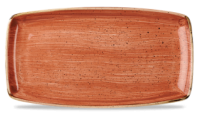 35cm Stonecast Spiced Orange Oblong Plate