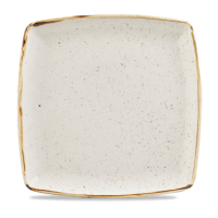 26.8cm Stonecast Barley White Square Plate