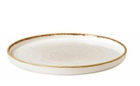 Stonecast Barley White Walled Chefs Plate 21cm