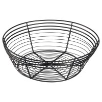 Black Wire Round Basket