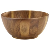3 ltr Acacia Round Wooden Bowl
