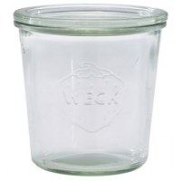 WECK Glass Storage Jar + Lid 58cl / 20.4oz