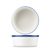 13.5cm Churchill Retro Blue Round Pie Dish