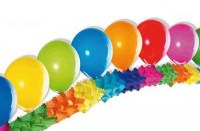 12 inch Multi Coloured Balloons