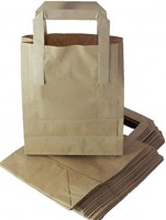 Brown Kraft Paper Carrier Bag