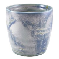 Seafoam Blue Terra Porcelain Chip Cup