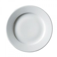 Simply White Wide Rim Winged Plate