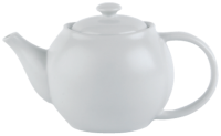 Economy White Porcelain Teapot