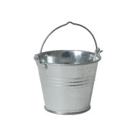 Mini Serving Bucket Galvanised Steel 70mm