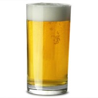 Hiball glass with beer