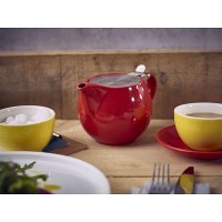 Red Porcelain Teapot