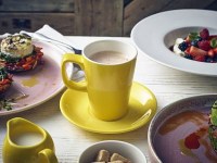 YELLOW Porcelain Latte-Conical Mug