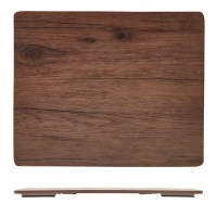Wood Effect Melamine Platter GN 1/2 SIze