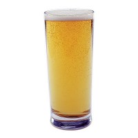 Senator Nucleated Beer Glass with Beer