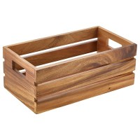 1/3 GN Acacia Wood Riser/Box