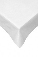 Swansoft White Linen Style Paper Tablecover