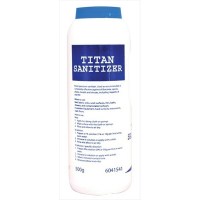Titan Sanitizer Powder 500g Shaker Bottle 