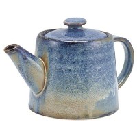 Aqua Blue Terra Teapot