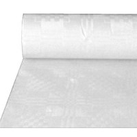 White Embossed Paper Banquet Roll